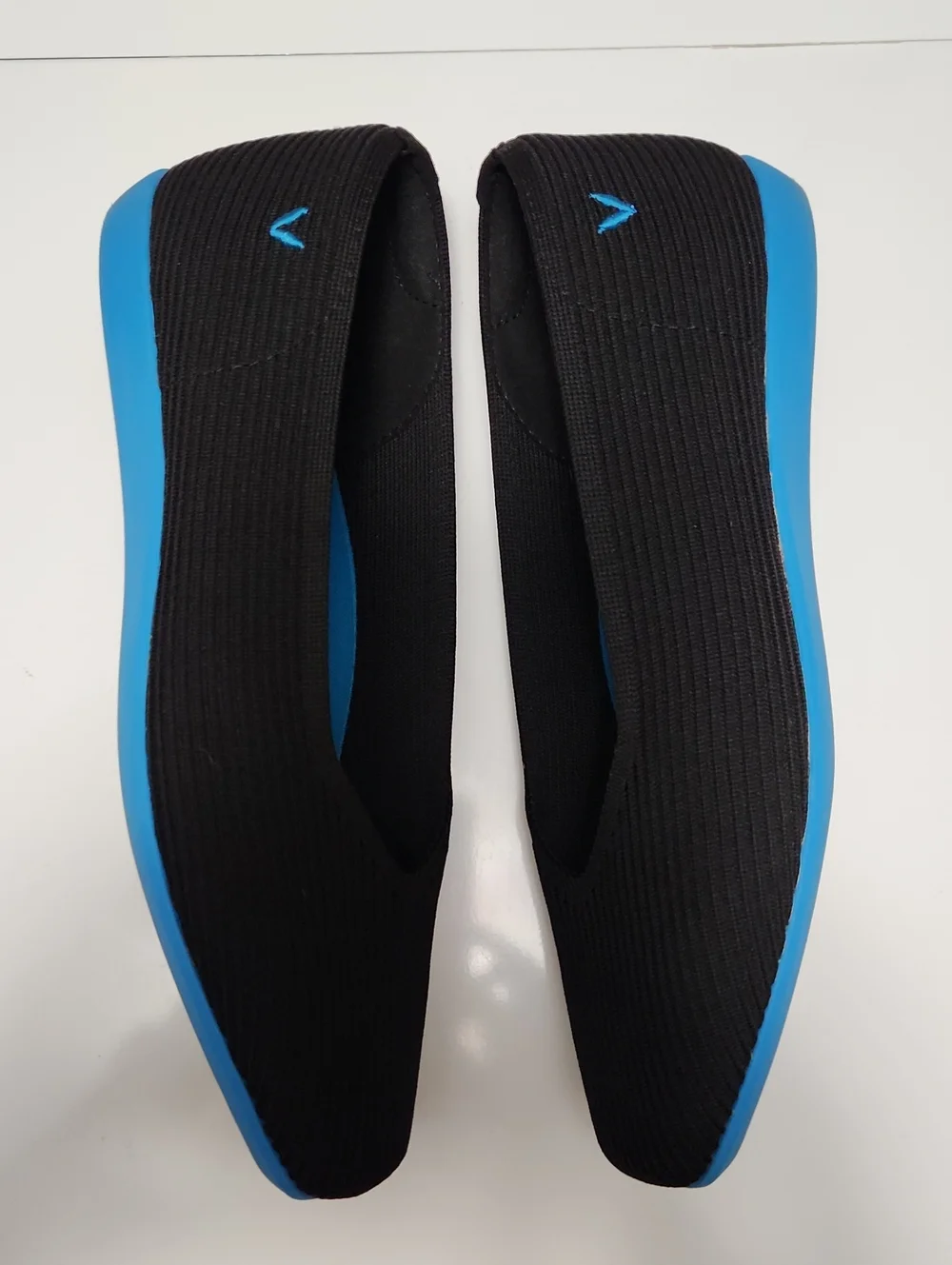 Vivaia New Without Box Black Slip on Square Toe, EU 38.5, US 7.5